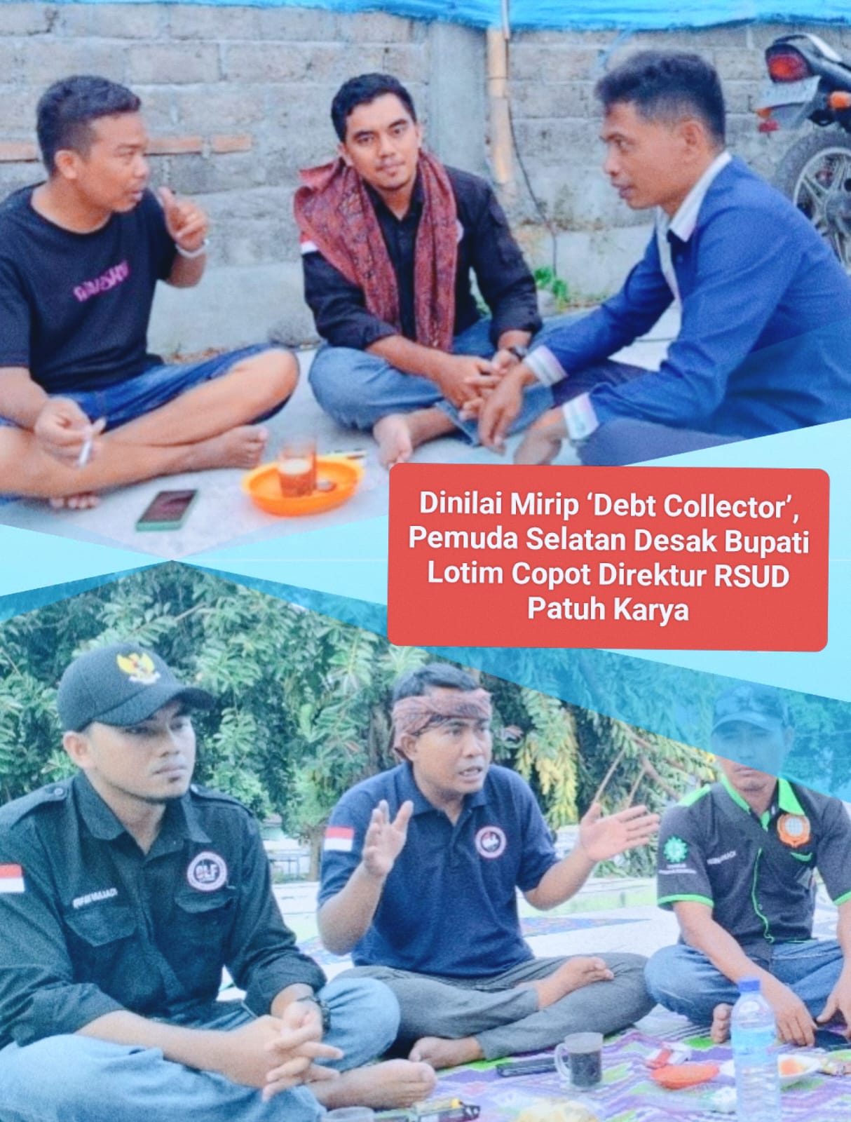 Dinilai Mirip ‘Debt Collector’, Pemuda Selatan Desak Bupati Lotim Copot Direktur RSUD Patuh Karya